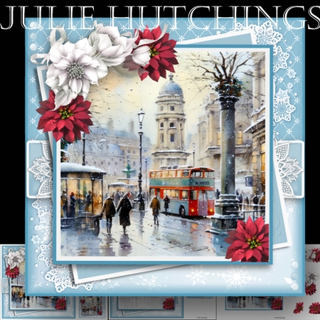 Snowy day in UK by Julie Hutchings