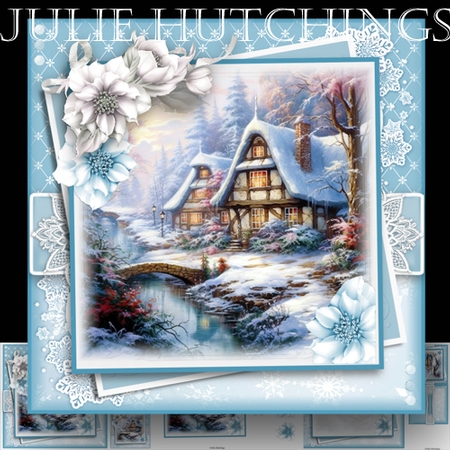 Nostalgic winter cottages  by Julie Hutchings