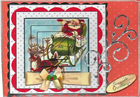 Santa's Sleigh by June Langley