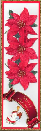 Poinsettia & Angel Dl by June Langley