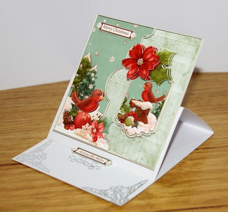 Robin redbreast 6x6 card by Karen Blanch