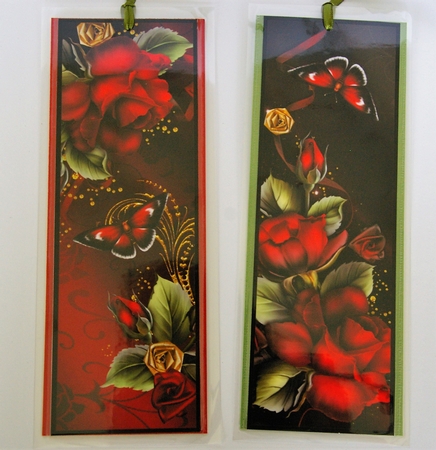 Floral Bookmarks 5 by Karen Blanch