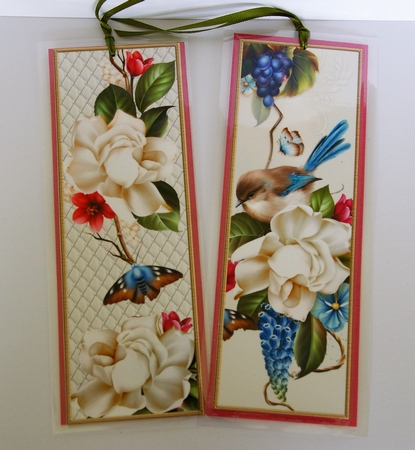Floral Bookmarks 5 by Karen Blanch