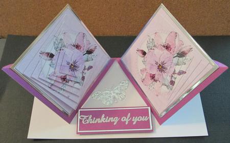 Posy and Pearls Twisted Pyramage Sheet by Karen Blanch