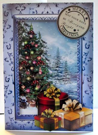 Fabulous Decorated Christmas Tree & Gifts by Karen Blanch