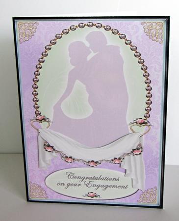 Lovely Wedding,anniversary,engagement Topper #2 by Karen Blanch