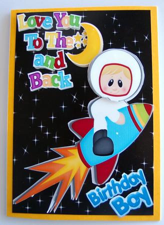 Love You to the Moon and Back! Birthday Boy by Karen Blanch