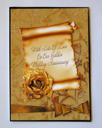 Our Golden Wedding Anniversary Card by Karen Blanch