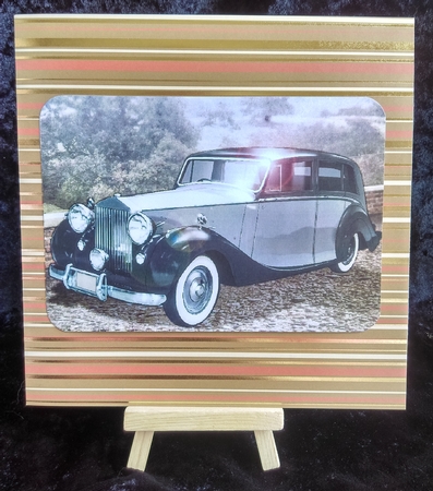 Vintage Art Deco Car (silver) by Karen Bowes