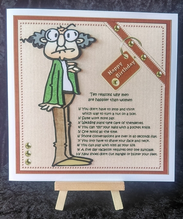 8x8 Gus Why Men Are Happier Than Women Version 2 Mini Kit by Karen Bowes