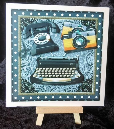 Male card Retro by Karen Bowes
