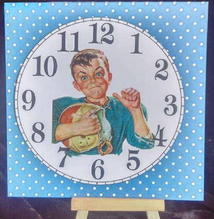 Retro Kids Clocks by Karen Bowes
