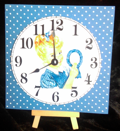 Retro Kids Clocks by Karen Bowes