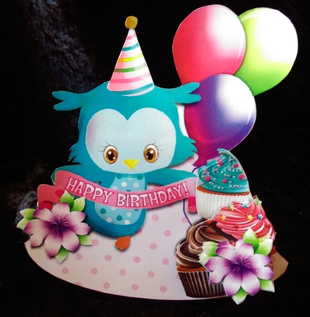 Hoot! Hoot! Its Your Birthday  Mini Rocker Card Kit by Karen Bowes