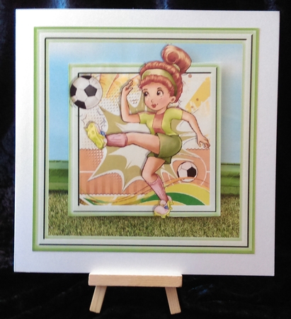 Women Play Football Too Mini Kit (Multi-Use) by Karen Bowes