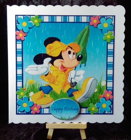 Mickeys Rainy Day Birthday Mini Kit by Karen Bowes