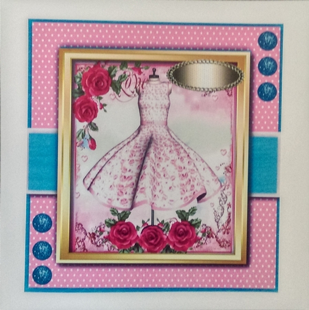 Beautiful Pink Flower dress  by Karen Bowes