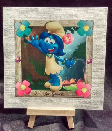 Girl Power Smurf Style 3 Mini Kit by Karen Bowes