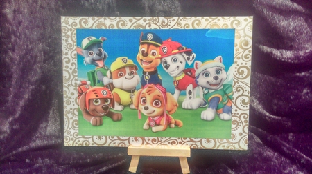 Paw Patrol Pups Characters 2 A5 Quick Card by Karen Bowes