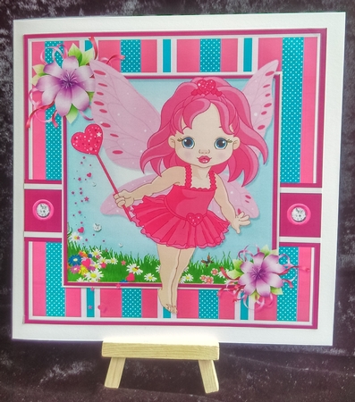 Cutest Litttle Fairy Card by Karen Bowes