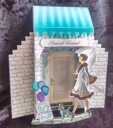 La Boutique 3D What an Entrance! Card and Envelope Kit. by Karen Bowes