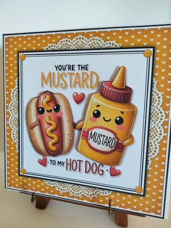Funny Valentine Food Card Fronts by Karen Burdan