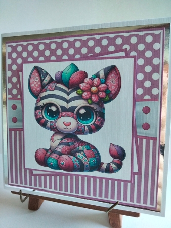 Patchwork Safari Animals Mini Kit 7x7 by Karen Burdan