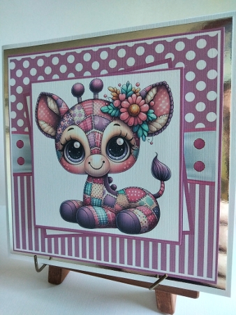 Patchwork Safari Animals Mini Kit 7x7 by Karen Burdan