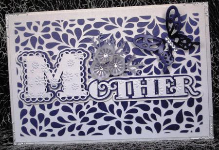 Scalloped Cards Mother & Father by KAREN CARTER