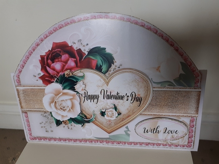 Valentines Day Shaped Tent Card Mini Kit by Karen Chuter-England