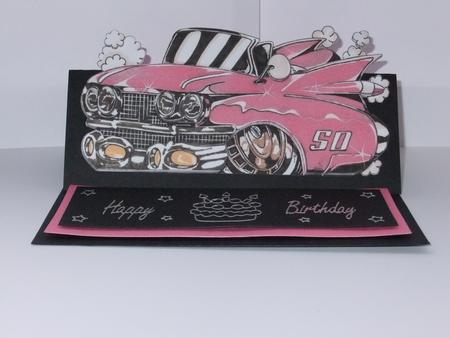 Pink Roadster by Karen Cogan