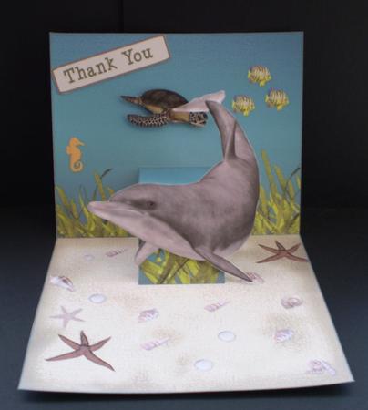 Dolphin Scene by Karen Cogan