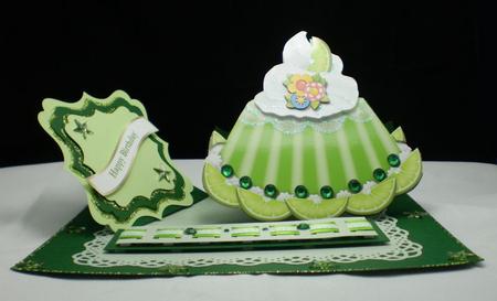 Delicious Lime Dessert Card by Karen Cogan