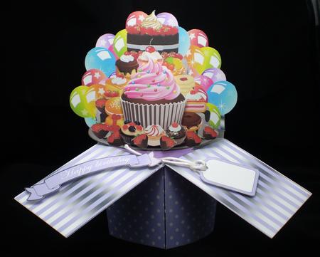 Let Them Eat Cake 3D Spring Popup Card Kit by Karen Cogan