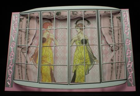 Pink Charleston Lady Boutique Shop Window by Karen Cogan