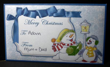 Carolling Polar Pals Christmas Money Wallet by Karen Cogan