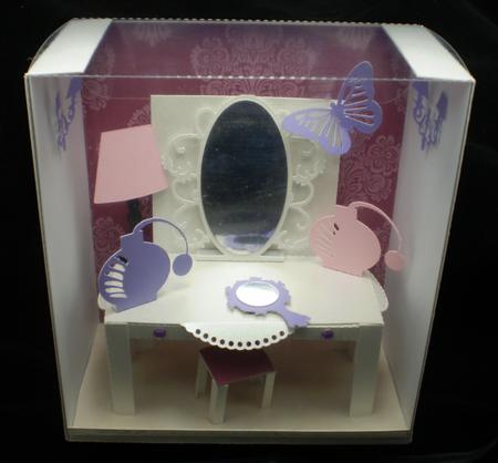 3D Dressing Table & Box by Karen Cogan