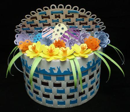 Mother's Day Threaded Basket & Box by Karen Cogan