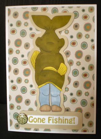 Whos Fishing Who Doodles Digital Stamp by Karen Cogan