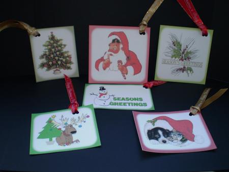 Mixed Christmas Toppers by Karen Cogan