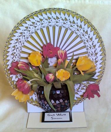 Tulip Easel Card Kit by Karen Davies