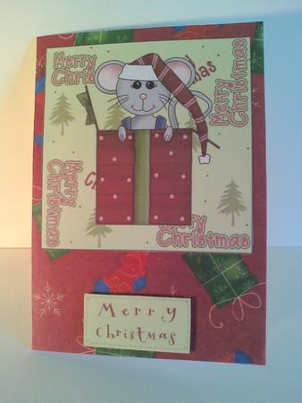 Six Xmas Mice Toppers by Karen Davies
