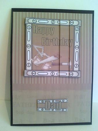 Male Birthday DIY Side Stacker by Karen Davies