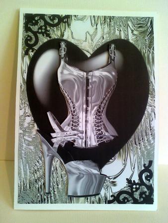 Gothic Look Black/silver Ladies Accessories by Karen Davies