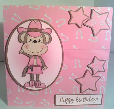 Little Monkeys Wild West - Girl by Karen Davies
