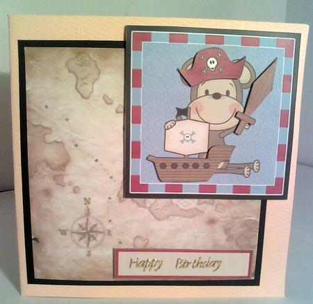 Little Monkeys Pirate Adventure Topper Set by Karen Davies