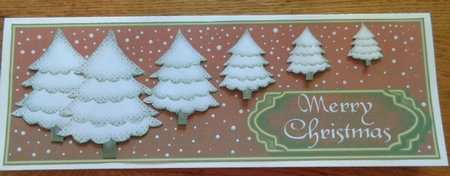 Cute Christmas Trees Dl Topper with Decoupage 9 by Karen Faulds