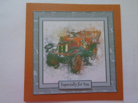 Cars 8x8 card Front Topper Bumper kit by Karen Faulds