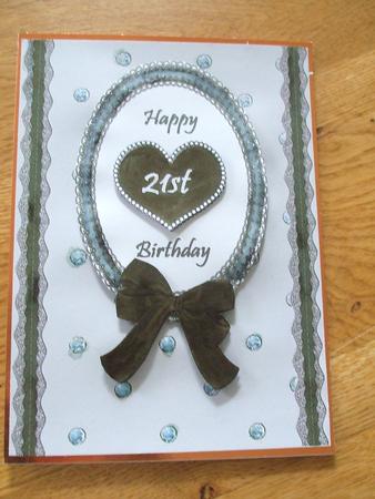 Chocolate Heart 18th/21st/30th by Karen Faulds