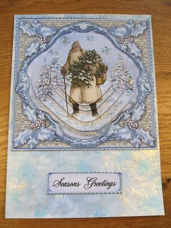 Vintage Santa Quick Card by Karen Faulds